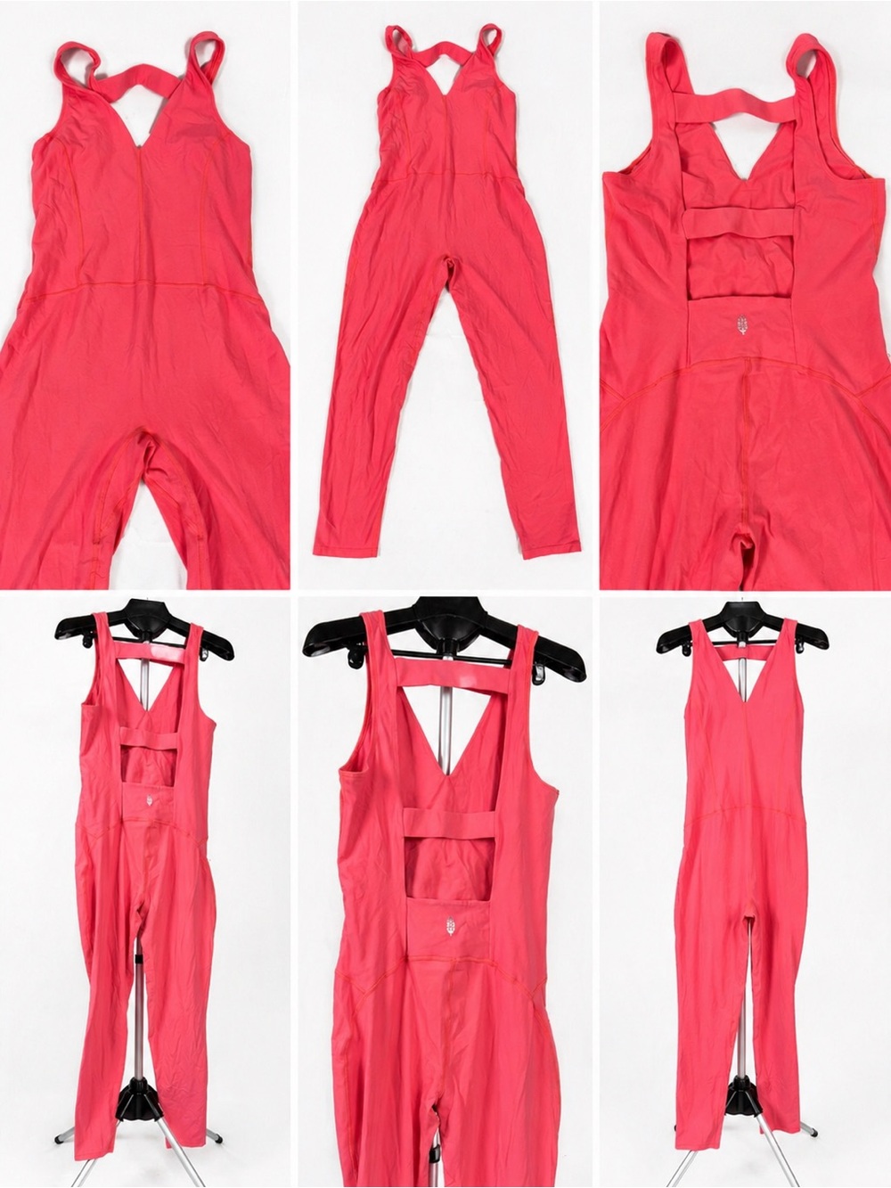 Free People Movement Pink One Piece Jumpsuit Romper Workout Yoga Activewear